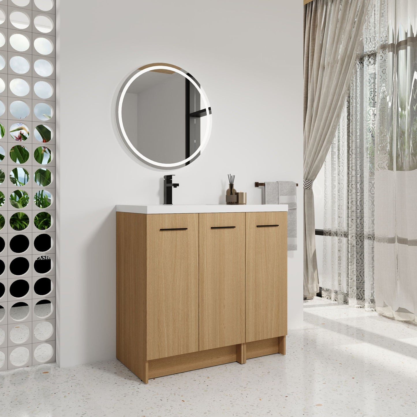 Wall Mounted Floating Bathroom Vanity