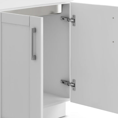 Laundry Cabinet With Faucet And Stainless Steel Sink
