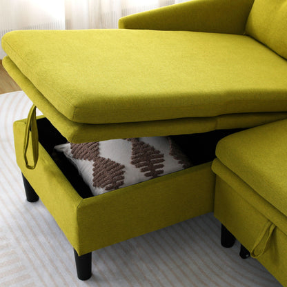 Chaise Sectional Sofa With Storage