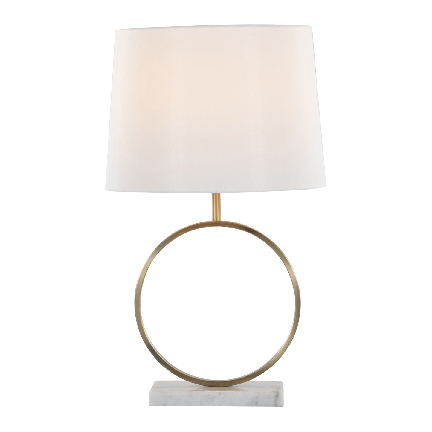 Table Lamp - White / Gold