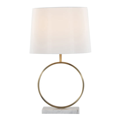 Table Lamp - White / Gold