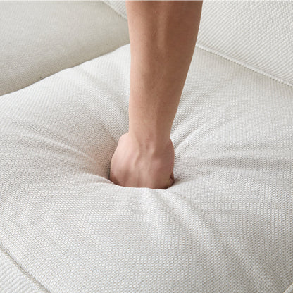 Leather Rolled Arm Sofa