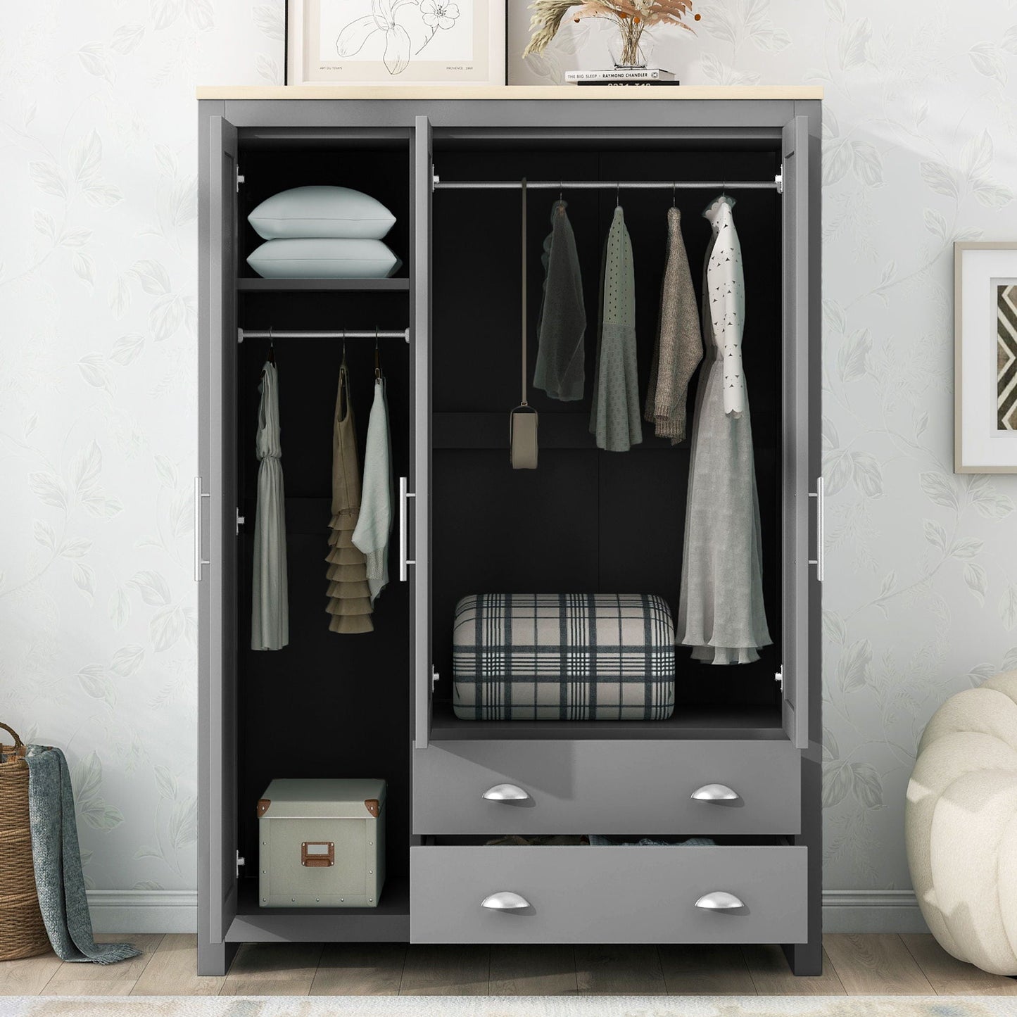 Wardrobe With Cabinets