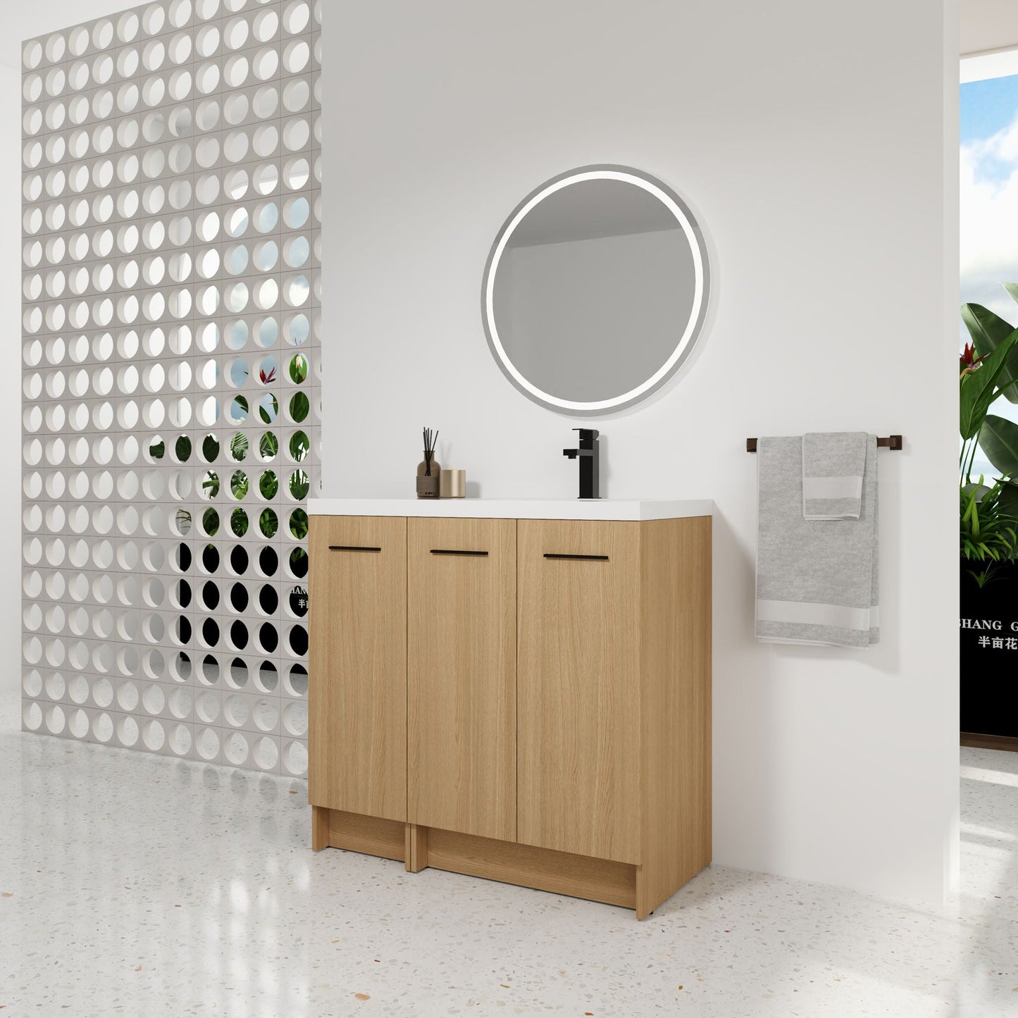 Wall Mounted Floating Bathroom Vanity