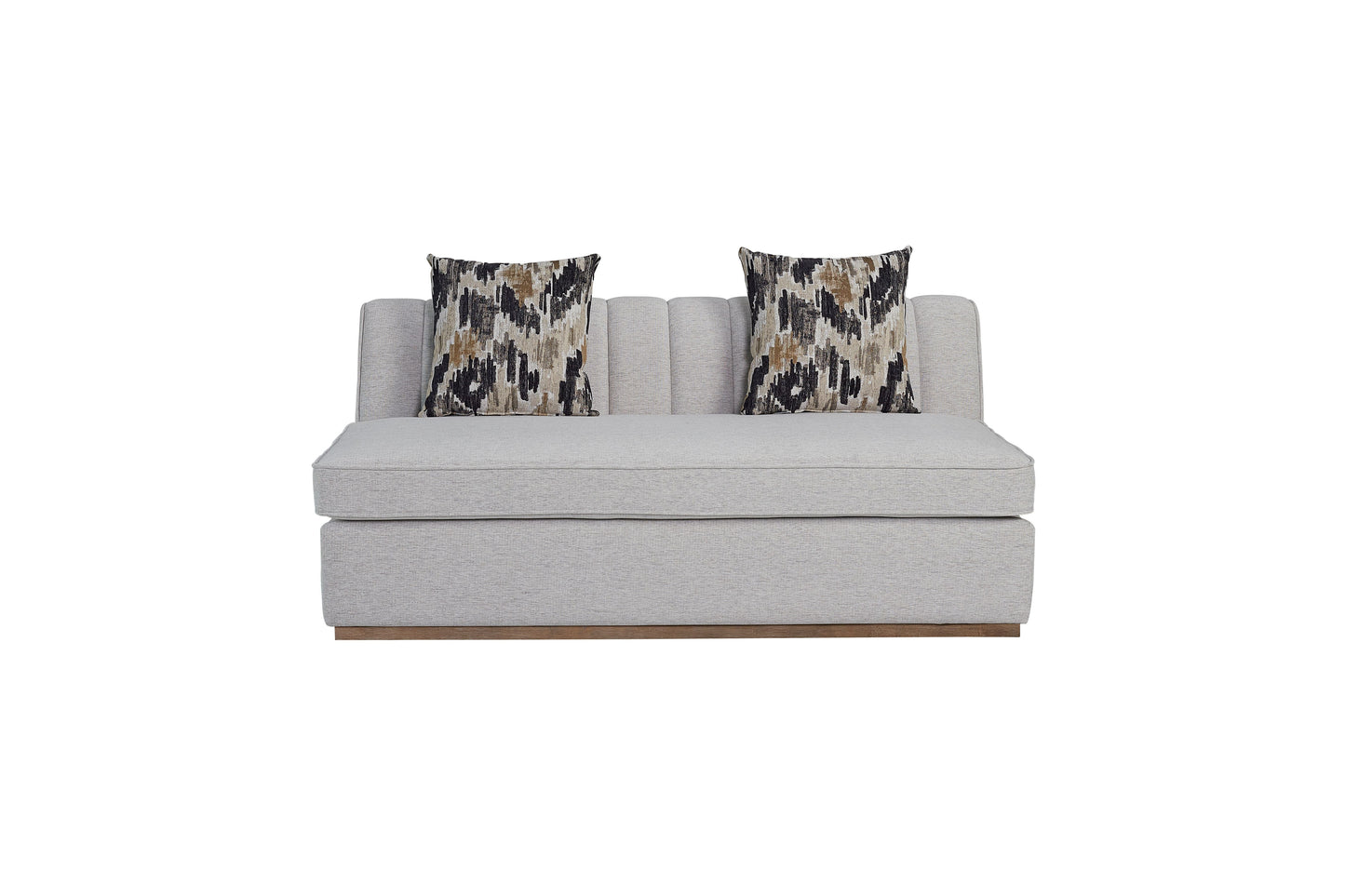 Channel Armless Loveseat