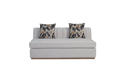Channel Armless Loveseat