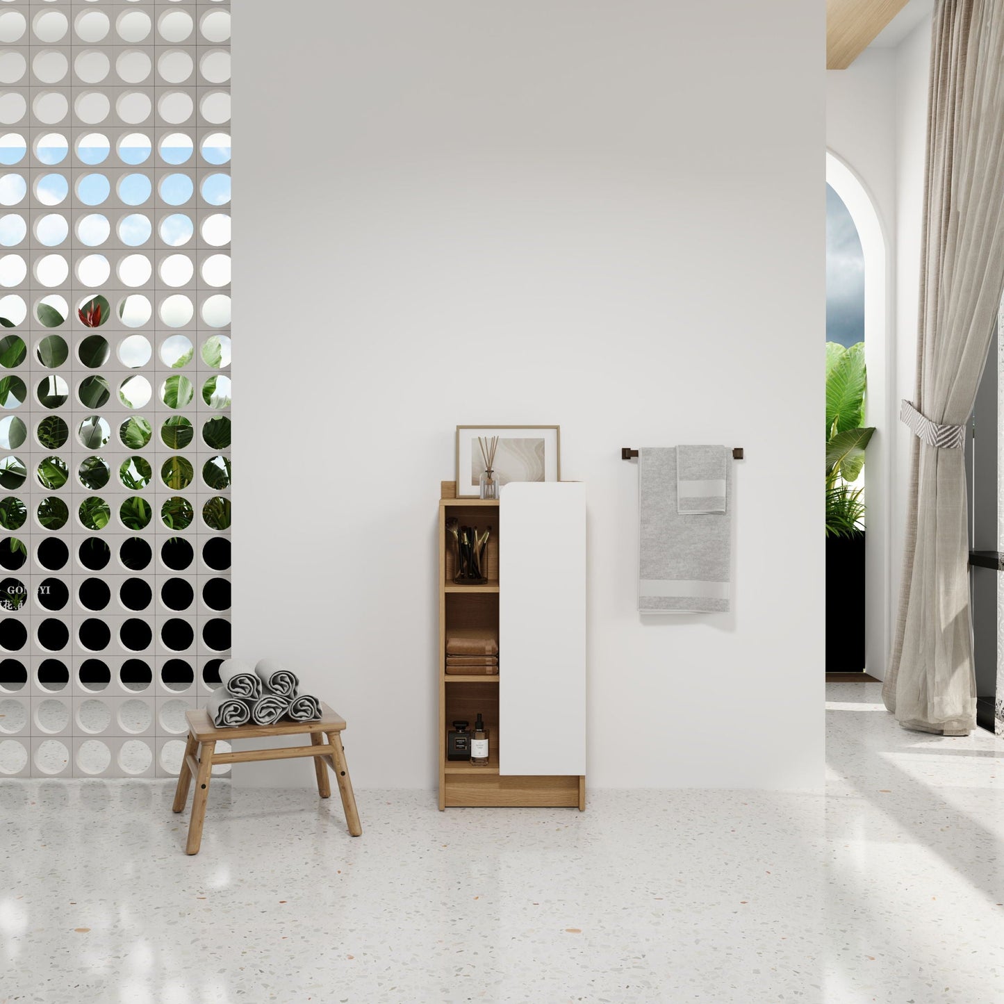 Freestanding Bathroom Side Cabinet