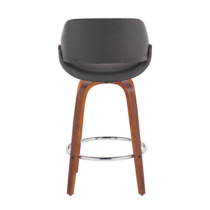 Counter Stool With Round Footrest (Set of 2)