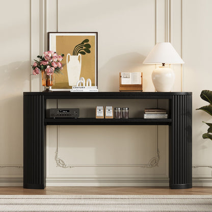 Console Table With Fluted Legs