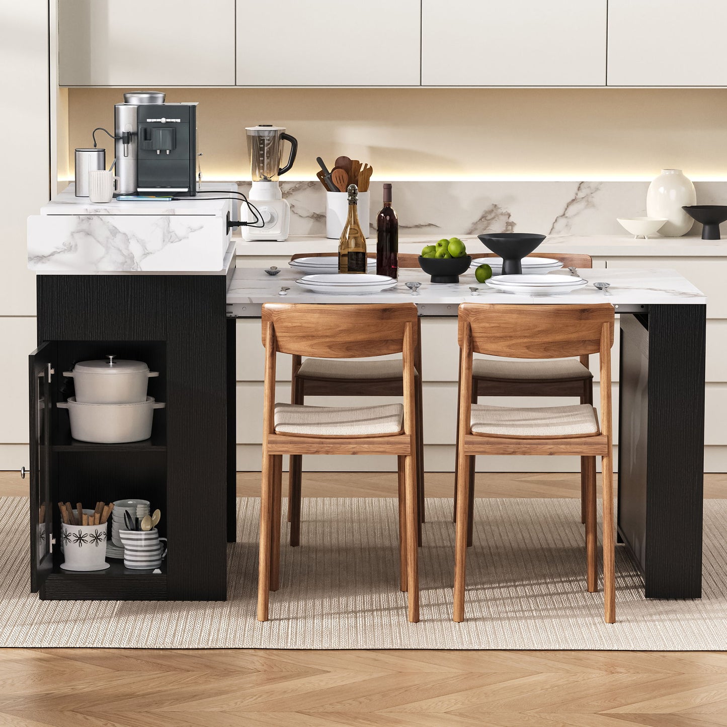 Dining Table With Folding Top