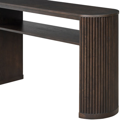Console Table With Fluted Legs