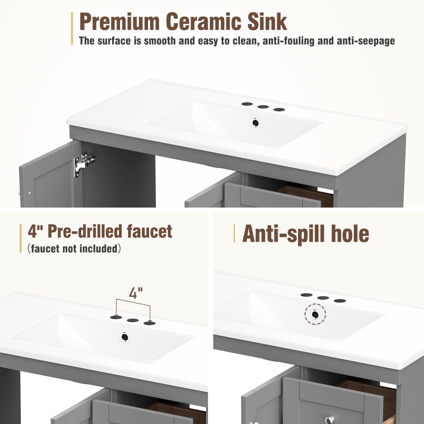 Bathroom Vanity Cabinet & Sink