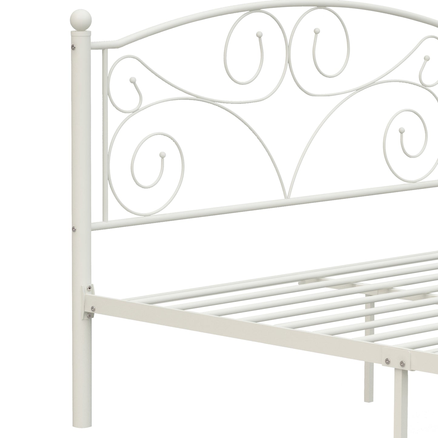 Bed Frame with Headboard and Footboard