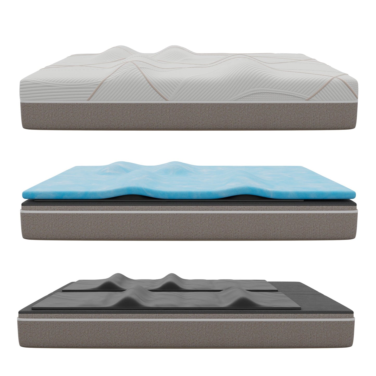 Ghostbed Massage Mattress Hybrid Profile