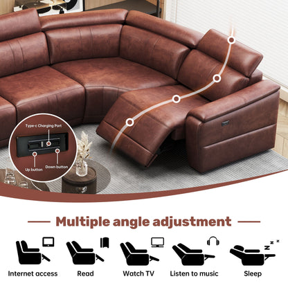 6 Piece Modular Sectional Sofa