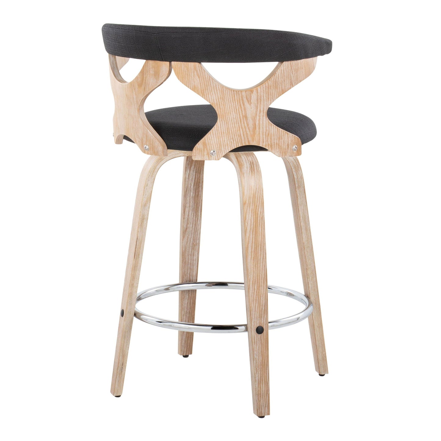 Fixed Height Counter Stool With Swivel (Set of 2)
