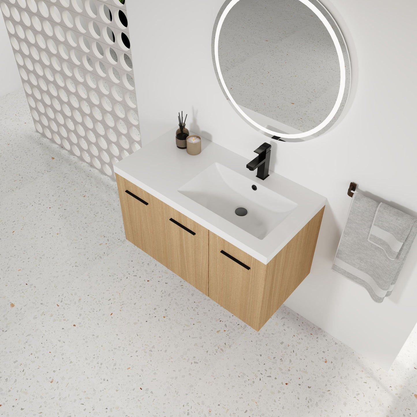 Wall Mounted Floating Bathroom Vanity