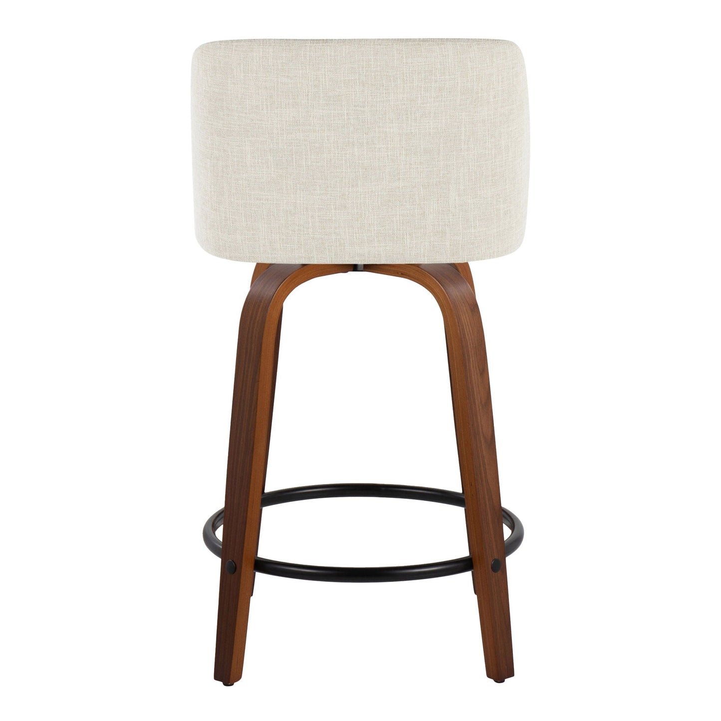 Counter Stool Swivel With Round Footrest (Set of 2)