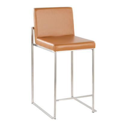 High Back Barstool (Set of 2)