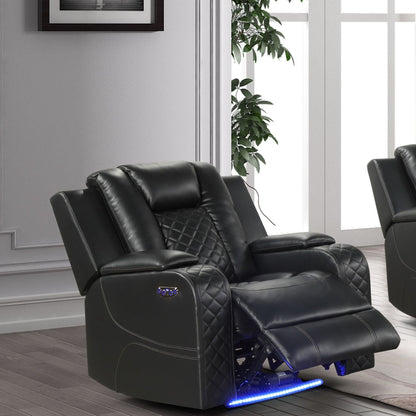 LED & Power Recliner Chair With Adjustable Headrest