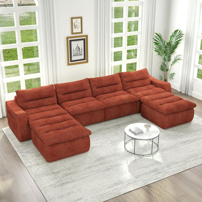 L Shaped Modular Beanbag Sofa