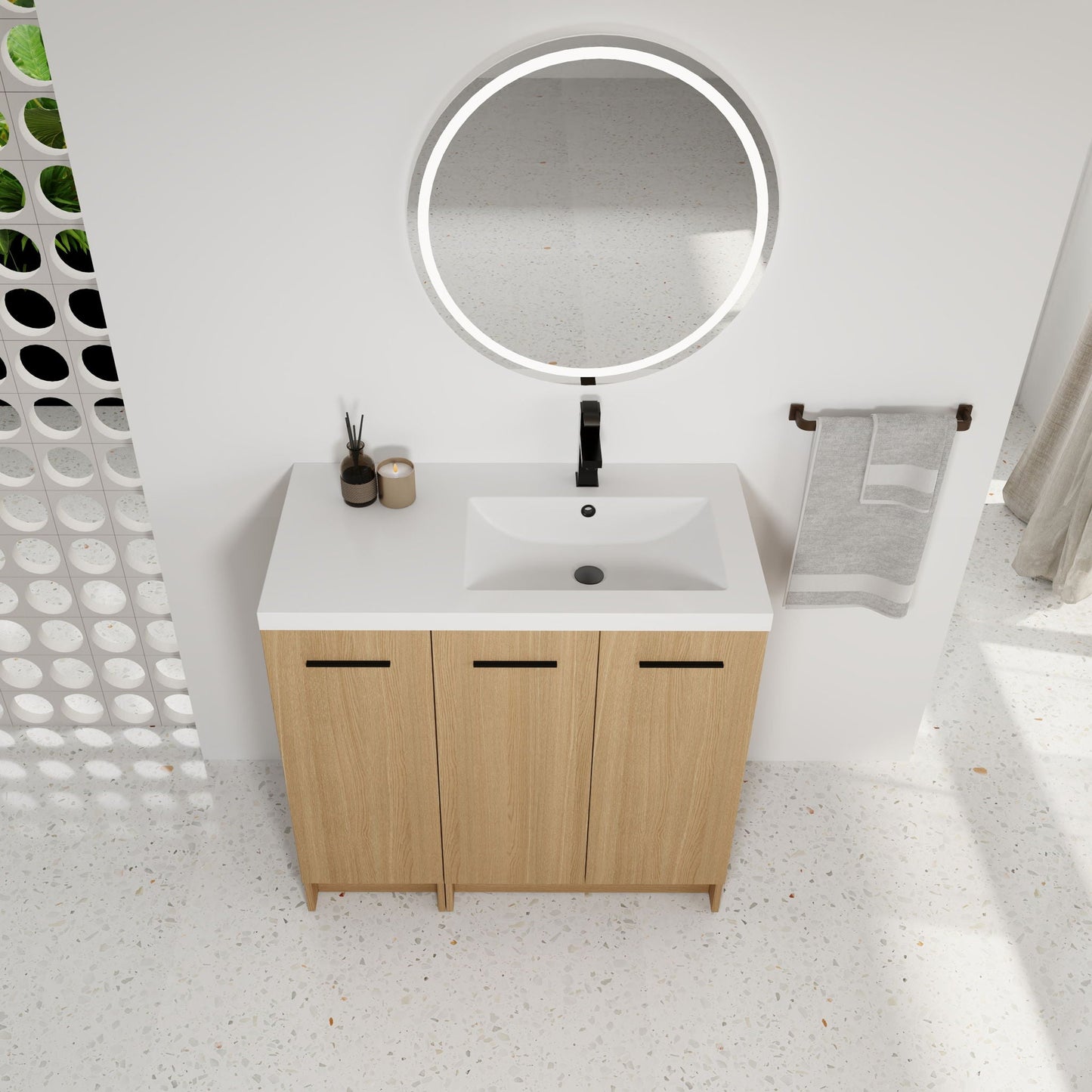 Wall Mounted Floating Bathroom Vanity