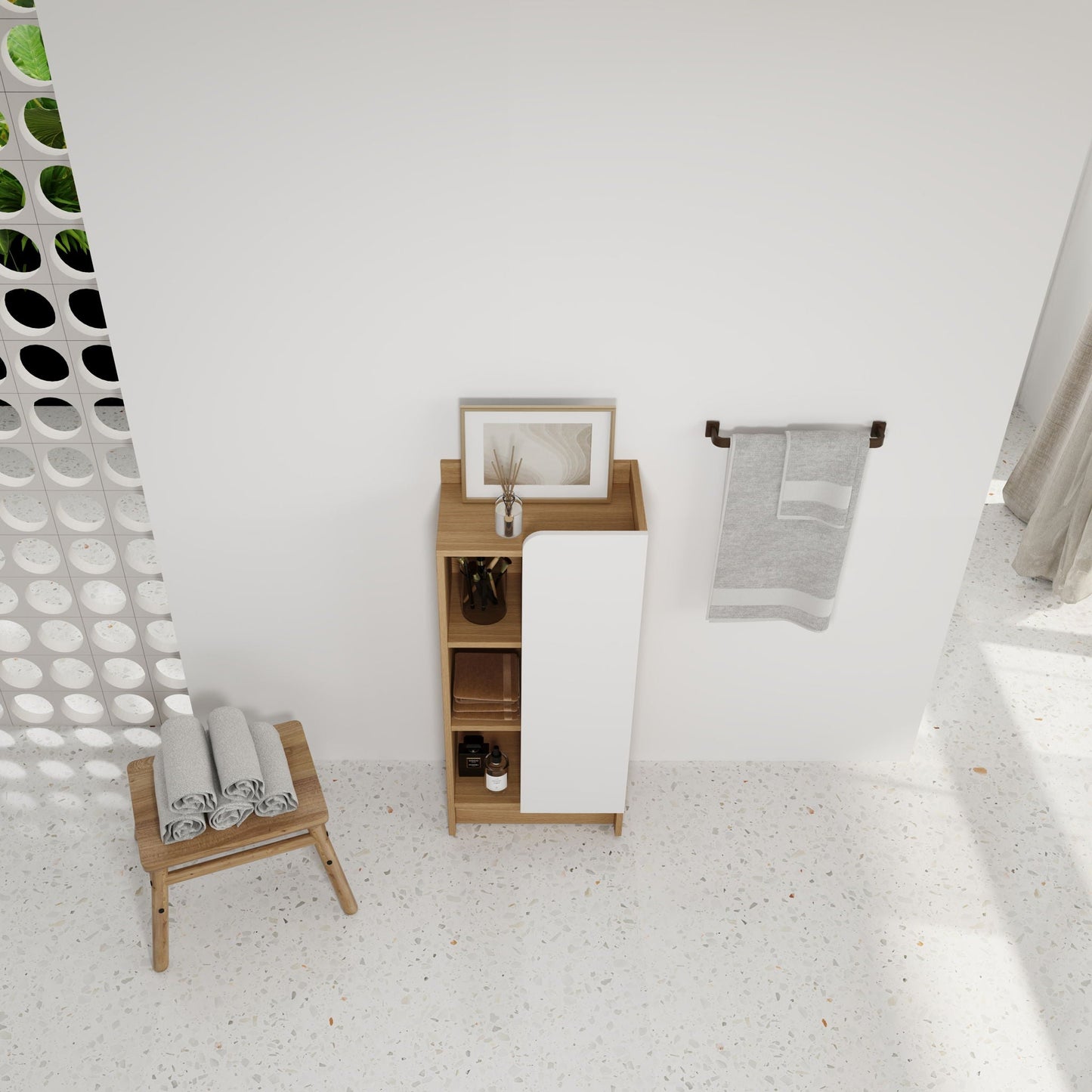 Freestanding Bathroom Side Cabinet