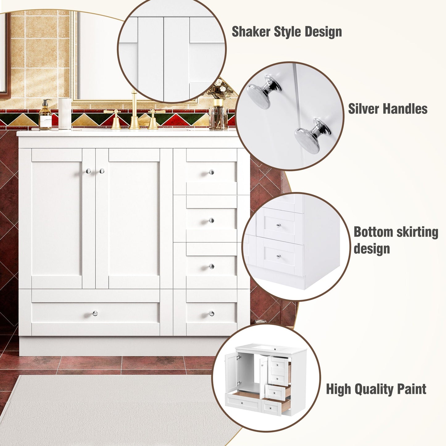 Bathroom Vanity Cabinet & Sink