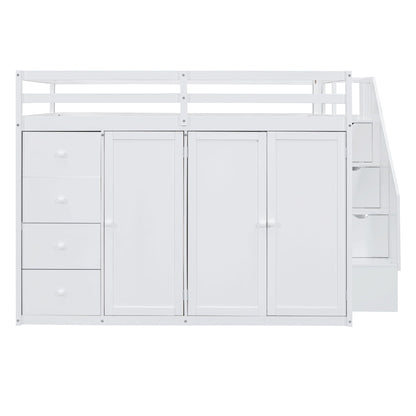 Loft Bed With Built In Wardrobes