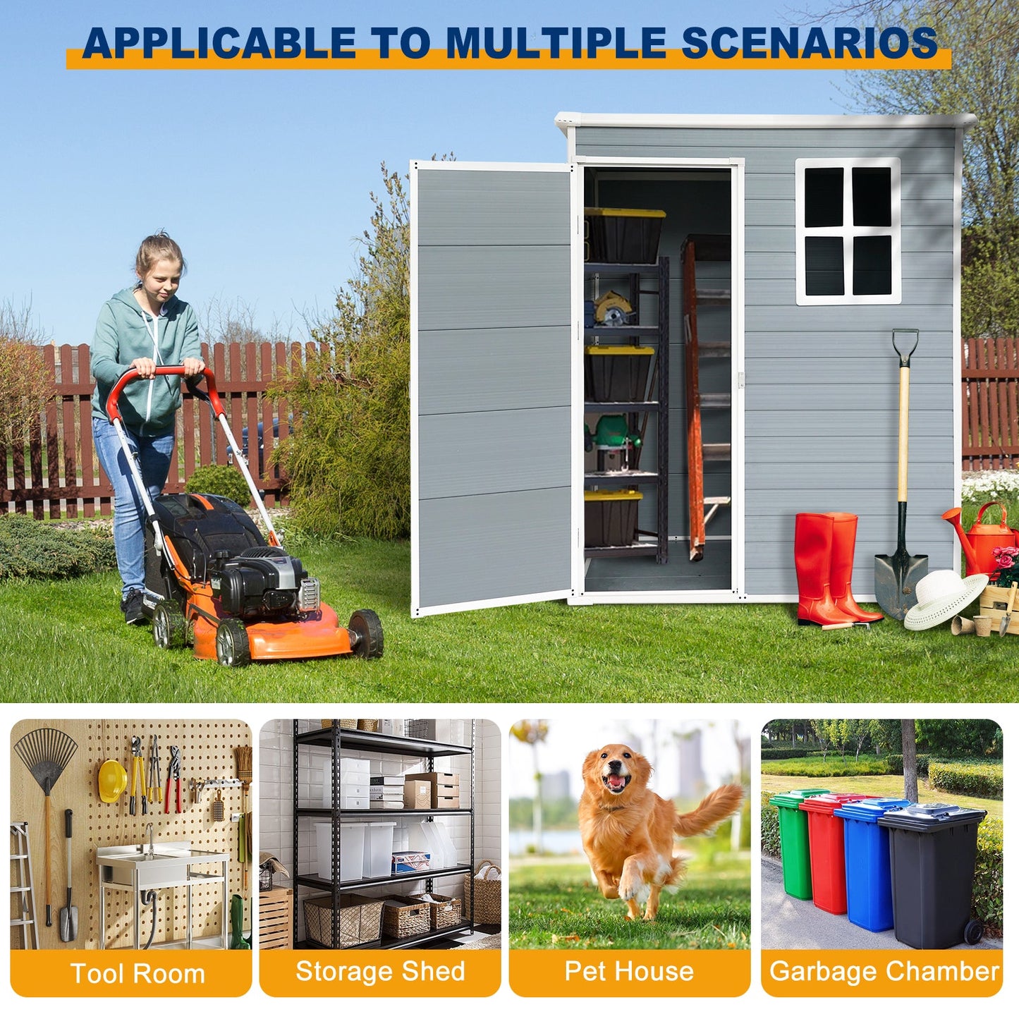 Outdoor Storage Shed Kit