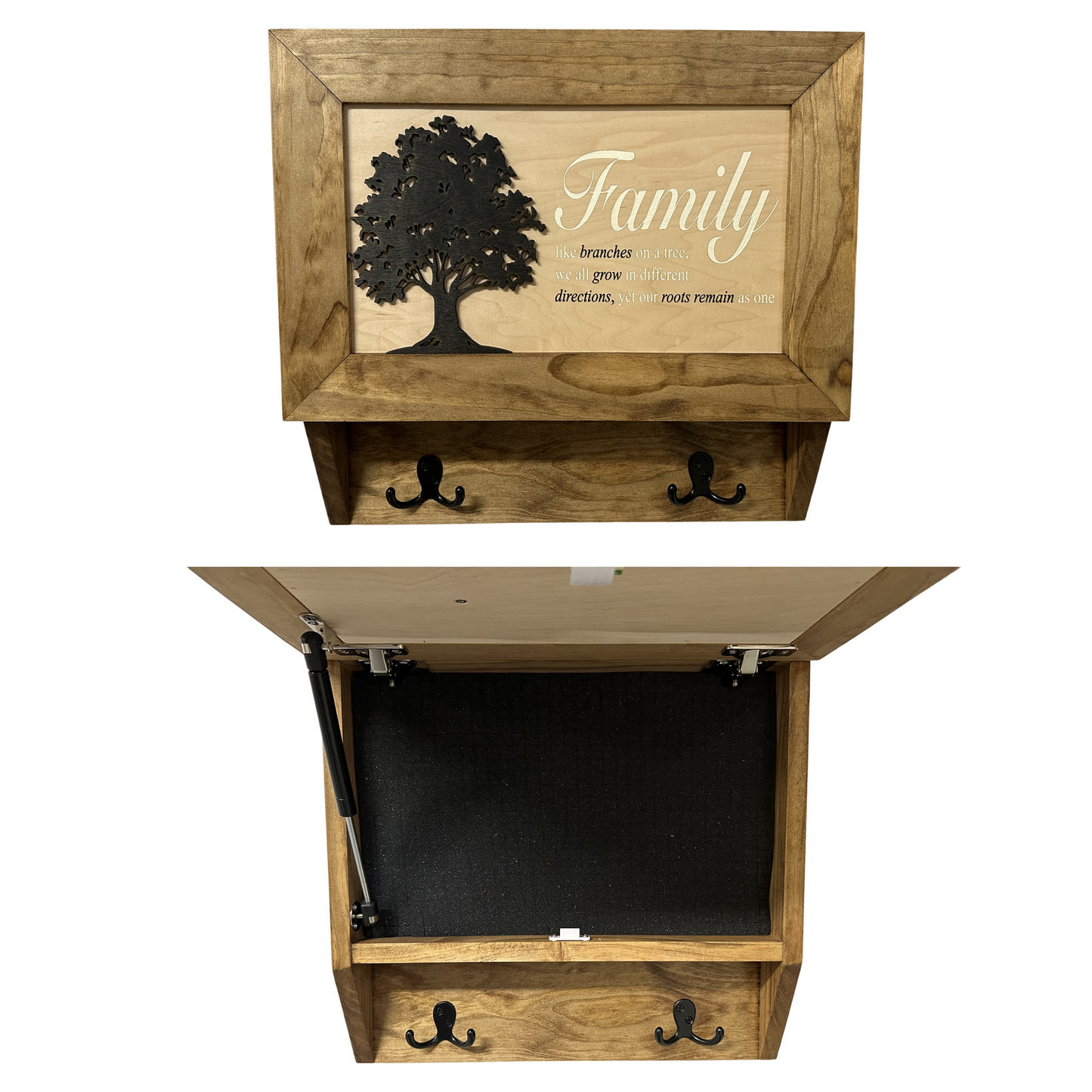 Family Tree Gun Safe Coat Rack & Shelf