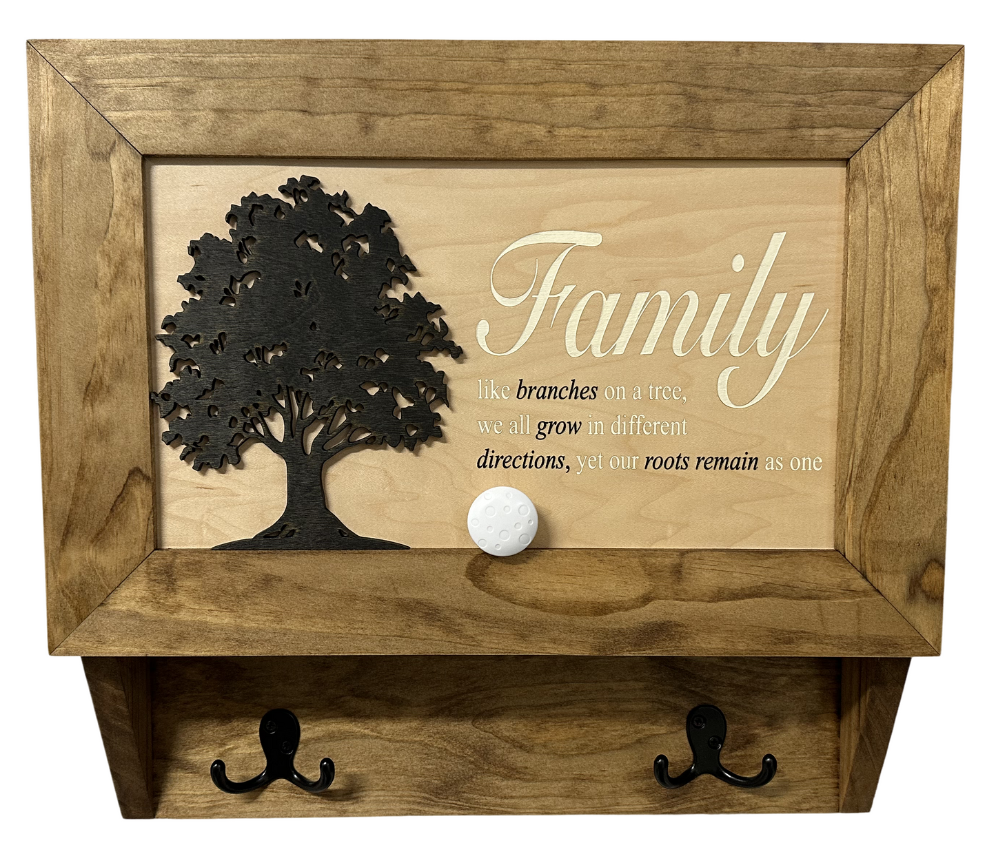 Family Tree Gun Safe Coat Rack & Shelf