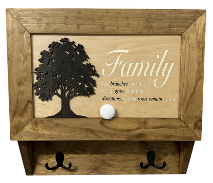 Family Tree Gun Safe Coat Rack & Shelf