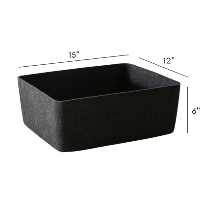 The Sculpted Bin - Large with Lid