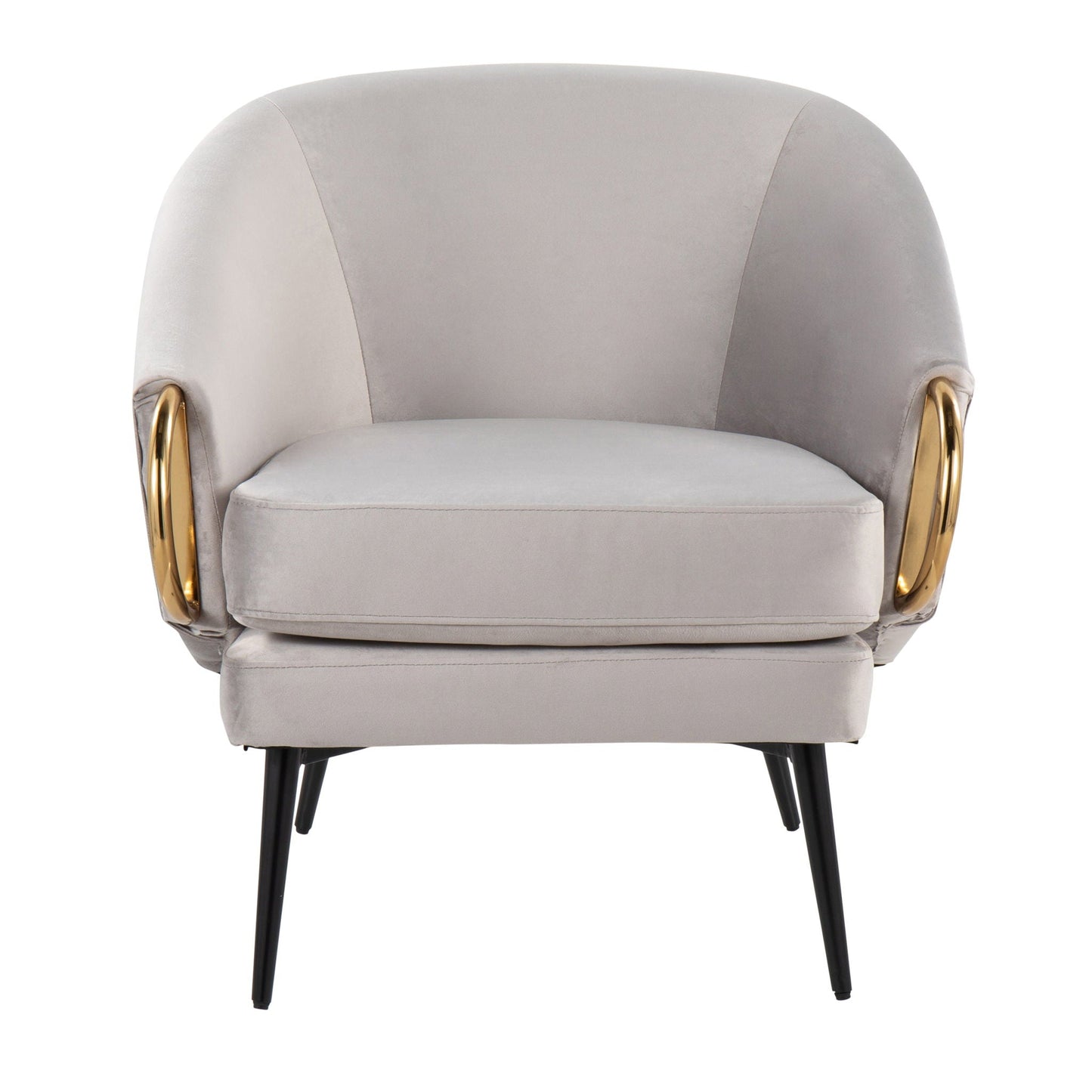 Glam Chair - Black / Silver