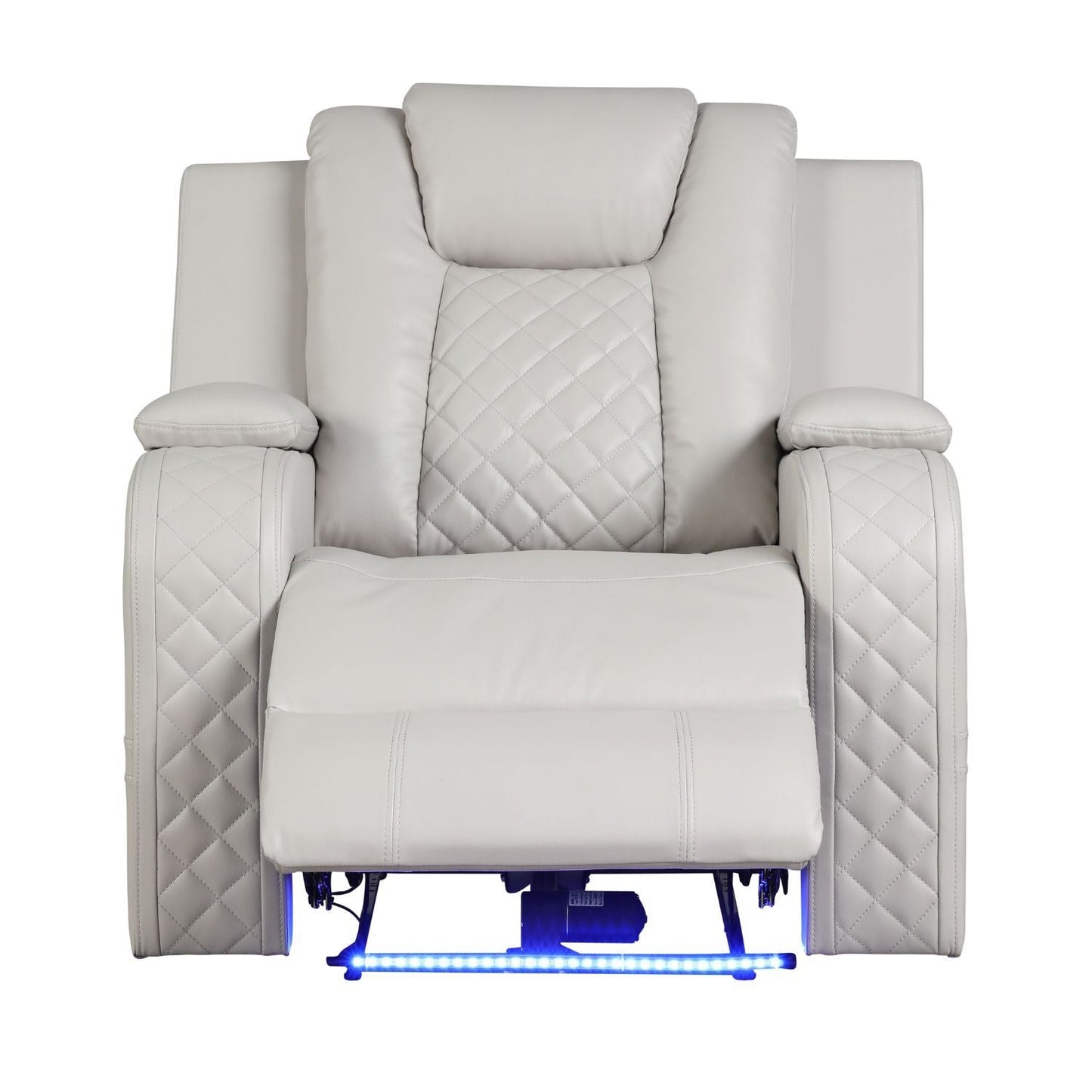 LED & Power Recliner Chair With Adjustable Headrest