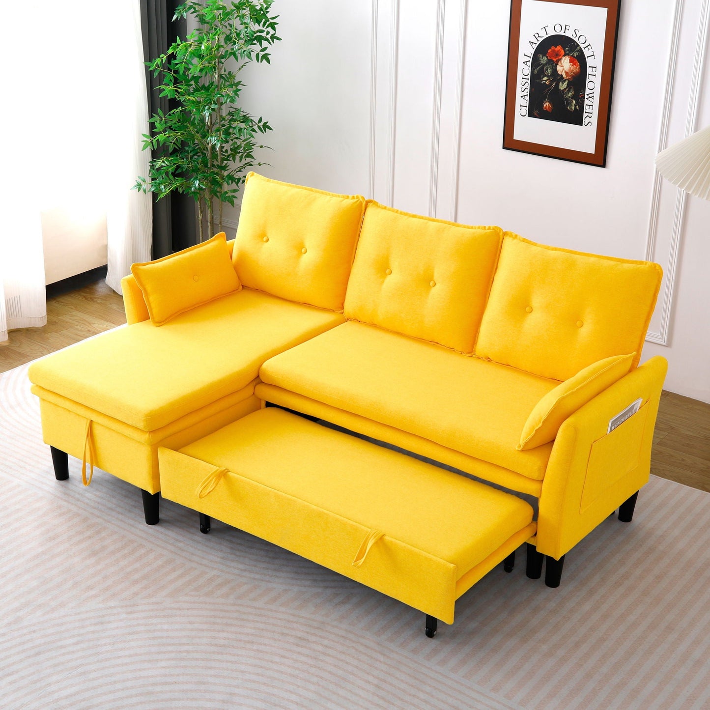 Chaise Sectional Sofa With Storage