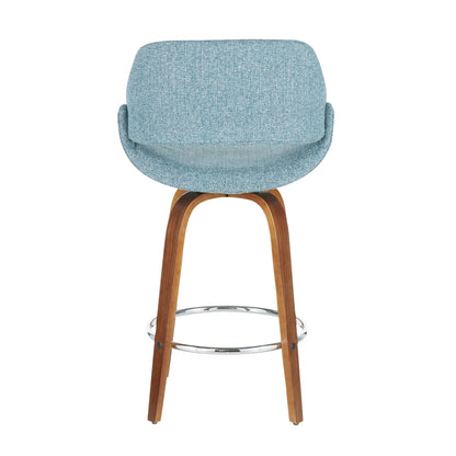 Counter Stool With Round Footrest (Set of 2)