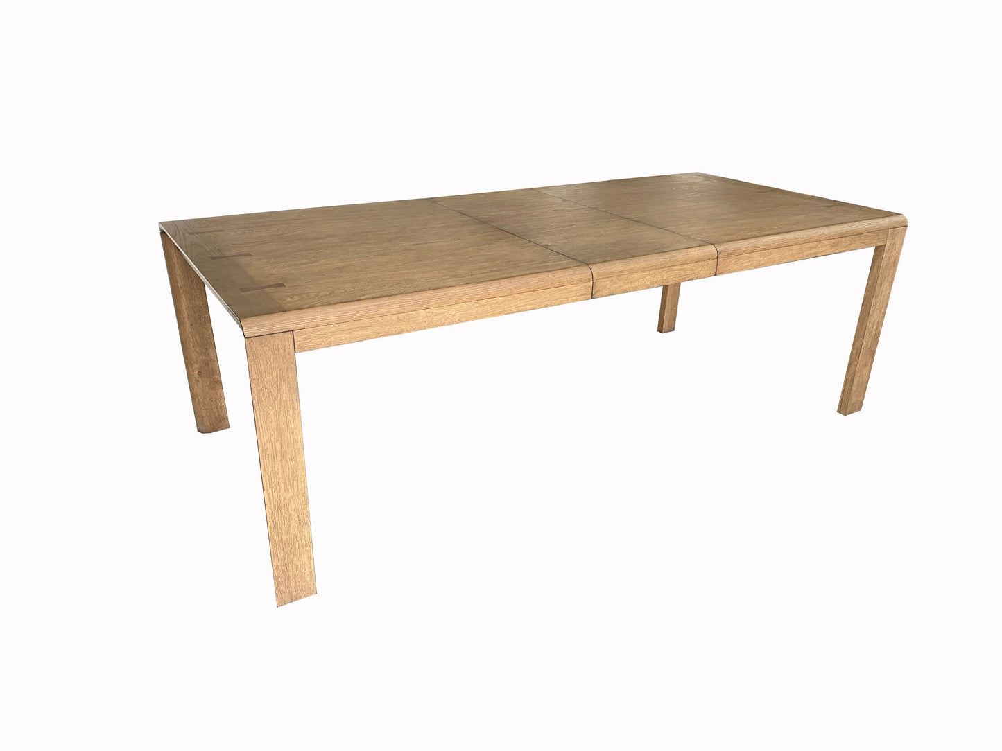 Leg Dining Table with Leaf - Latte