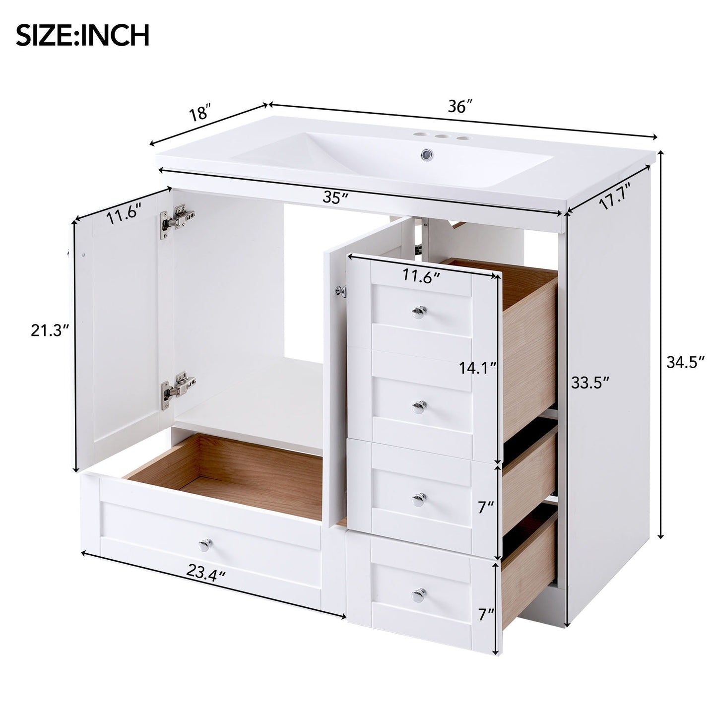 Bathroom Vanity Cabinet & Sink
