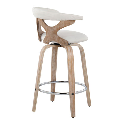 Fixed Height Counter Stool With Swivel (Set of 2)