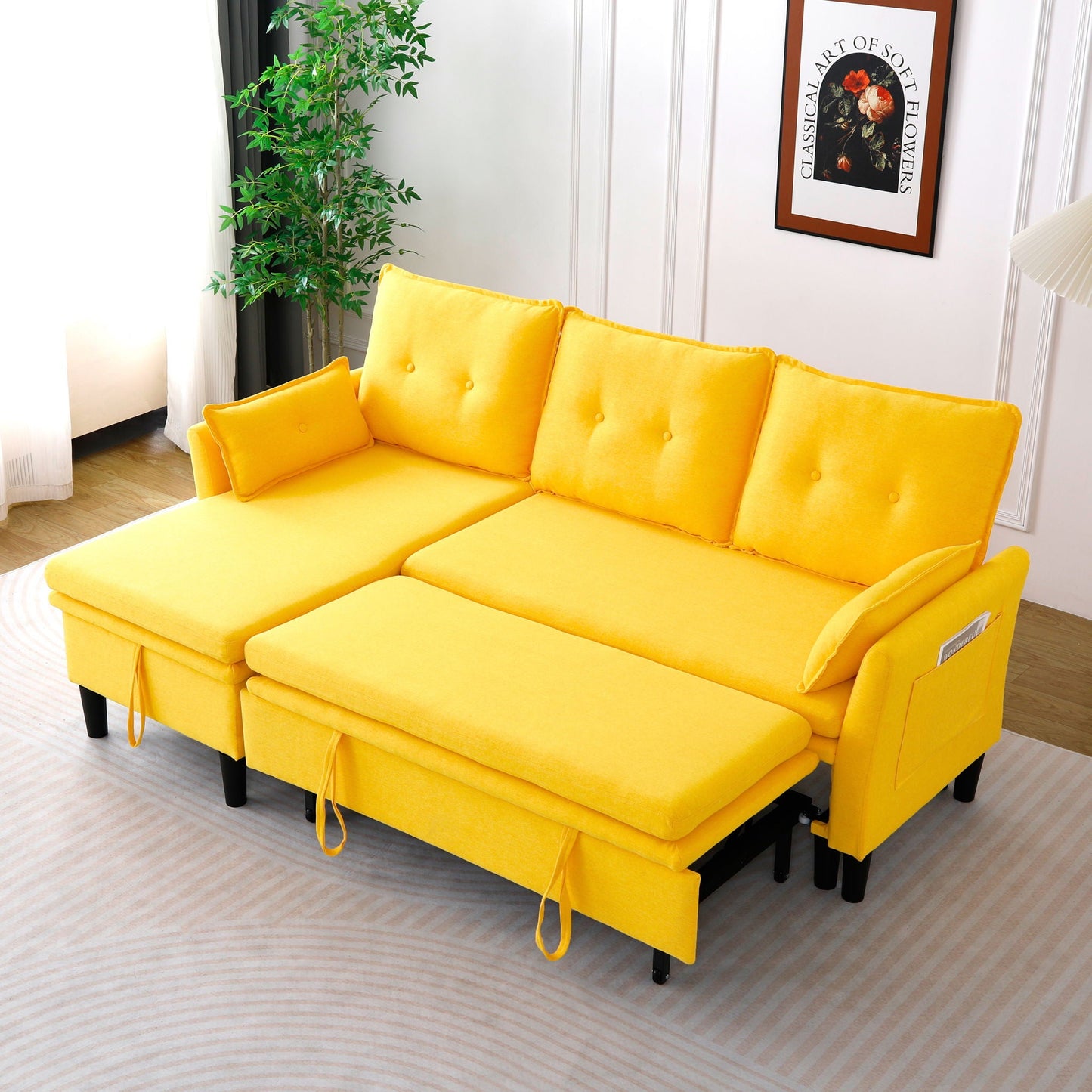 Chaise Sectional Sofa With Storage