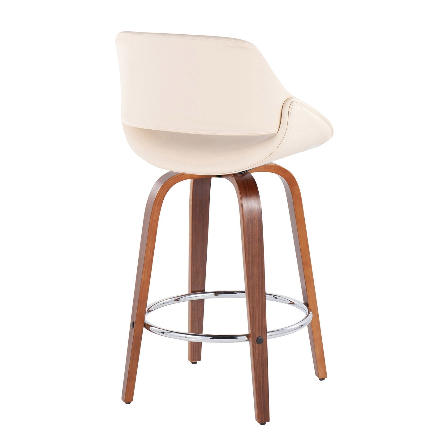 Counter Stool With Round Footrest (Set of 2)