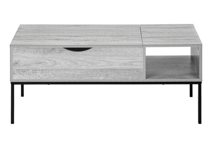 Coffee Table, 42" L, Rectangular, Cocktail, Lift-top