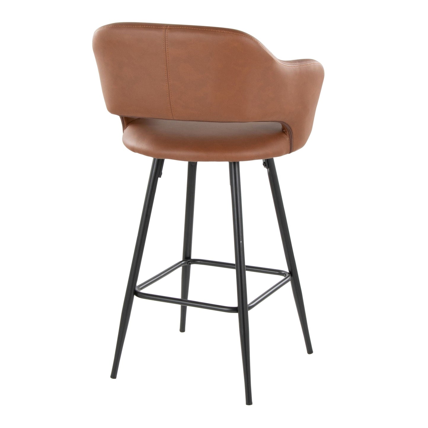 Counter Stool With Square Footrest (Set of 2)
