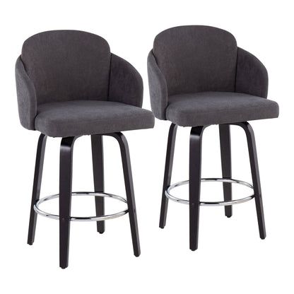 Counter Stool Round Footrest (Set of 2)