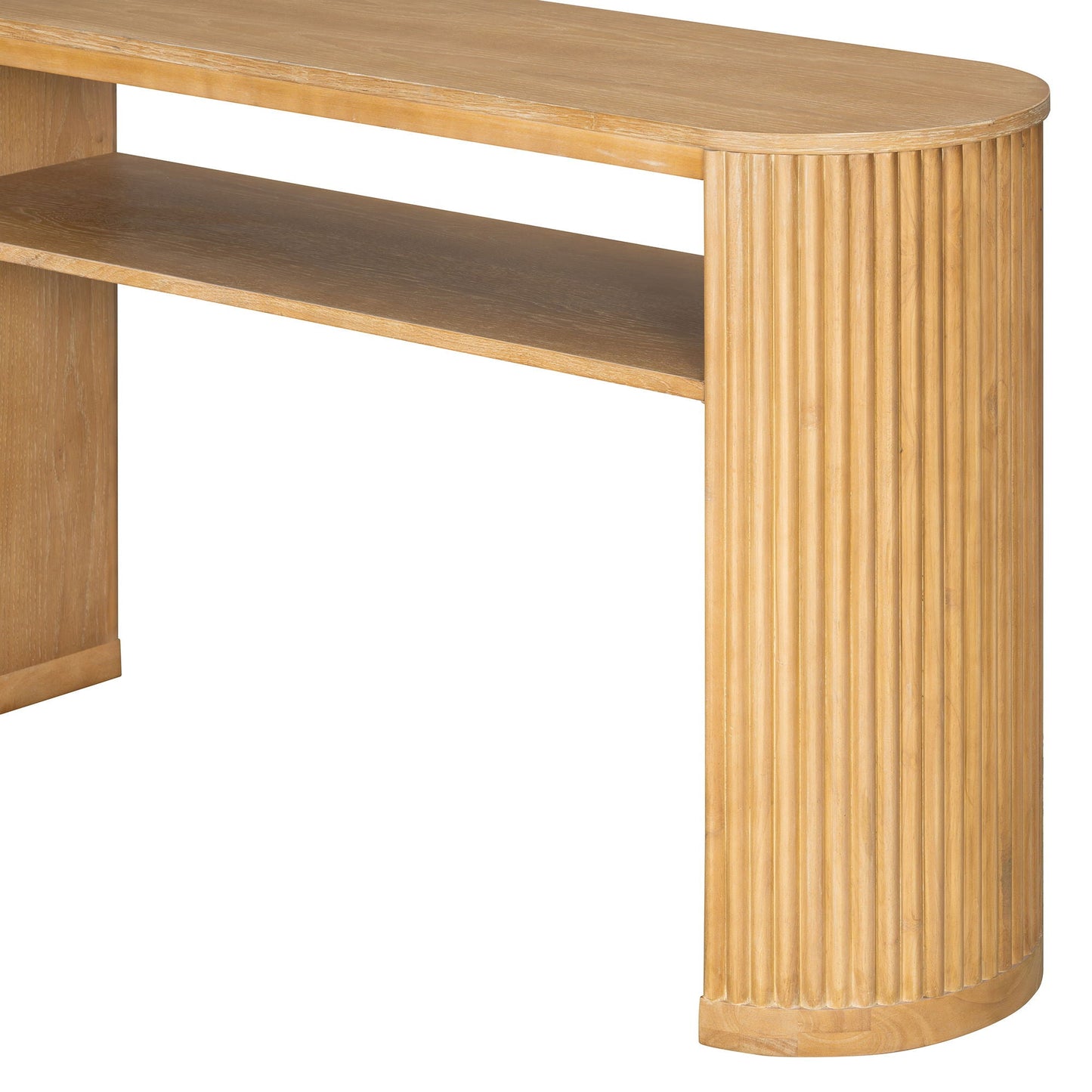 Console Table With Fluted Legs