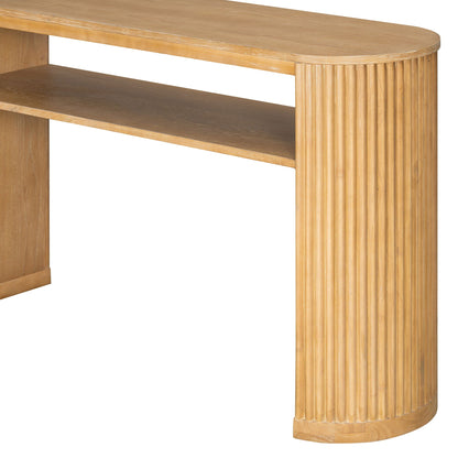 Console Table With Fluted Legs
