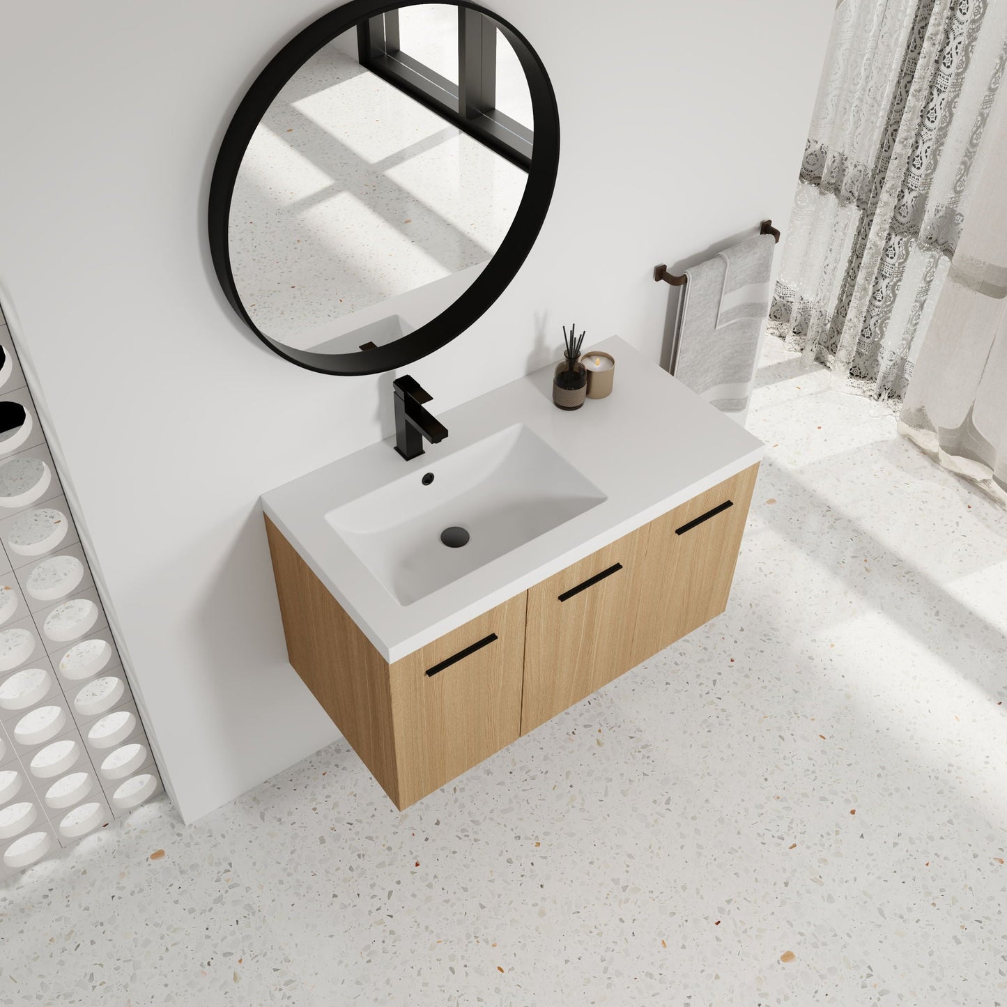Wall Mounted Floating Bathroom Vanity