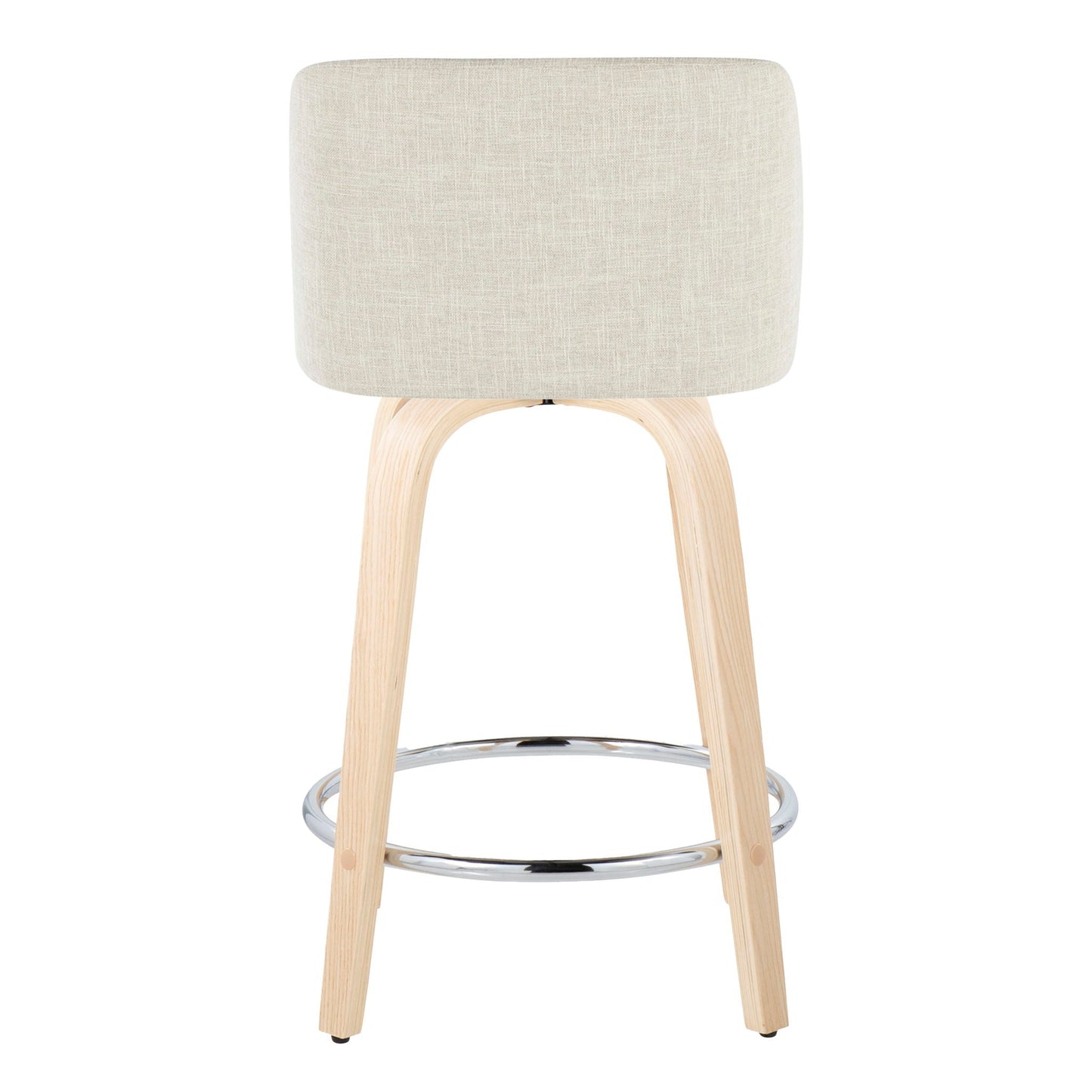Counter Stool Swivel With Round Footrest (Set of 2)